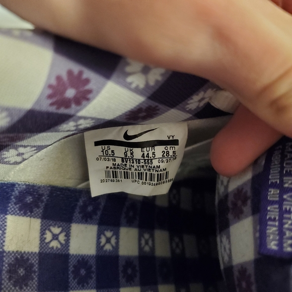 NIKE SB DUNK LOW PURPLE LOBSTER SIZE 10.5 USED- LOOKS NEW- COMES W/BOX AUTHENTIC - Picture 3 of 16